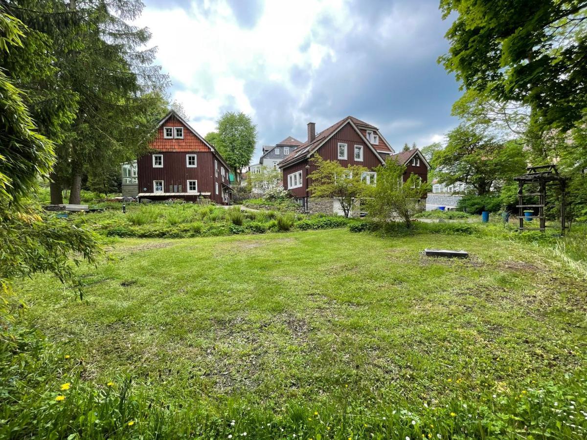 Liebevoll Eingerichtetes Ferienhaus Mit Grossem Garten Clausthal-Zellerfeld Exterior foto