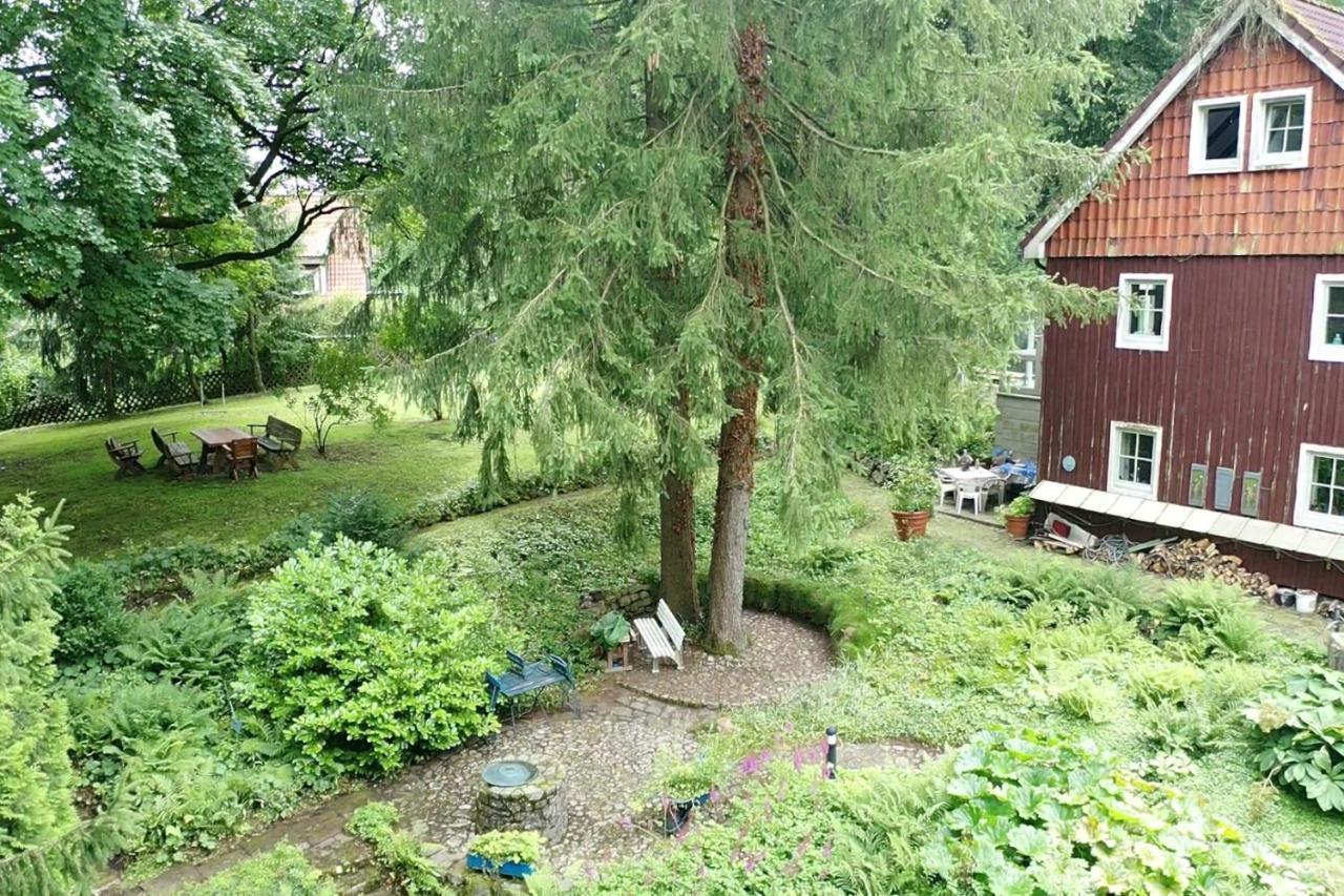 Liebevoll Eingerichtetes Ferienhaus Mit Grossem Garten Clausthal-Zellerfeld Exterior foto